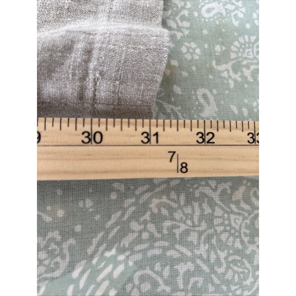 100% Linen Women's Pants Made In USA Coastal Grandmother Resort Wear Boho | L - Picture 9 of 10